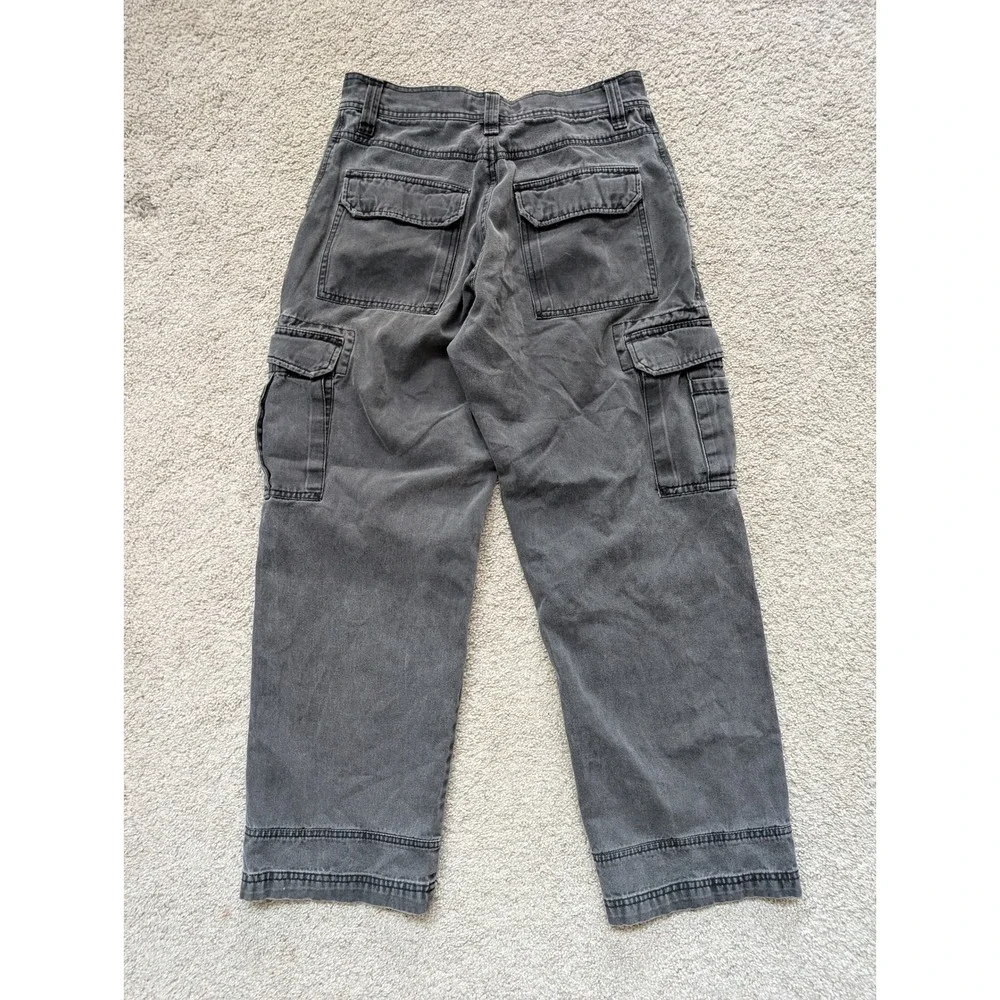 Unionbay Cargo Pants Mens 30 Cotton Gray Vintage Y2K Faded Distressed Skater